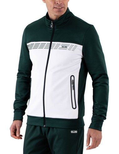 Sjeng Sports Man Track Jacket Amiro Retro Green