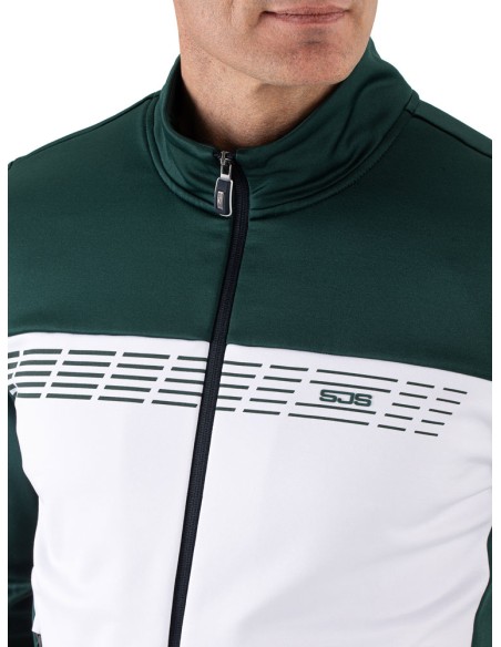 Sjeng Sports Man Track Jacket Amiro Retro Green