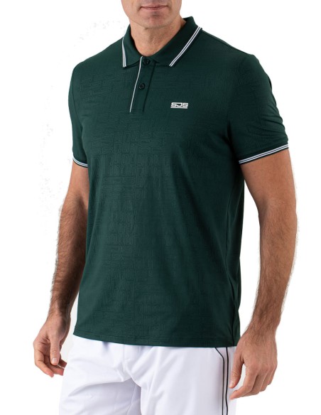 Sjeng Sports Man Polo Chiel Retro Green