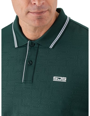 Sjeng Sports Man Polo Chiel Retro Green