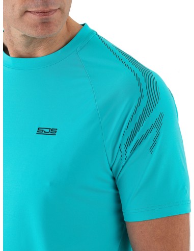 Sjeng Sports Man Tee Niro Aquamarine