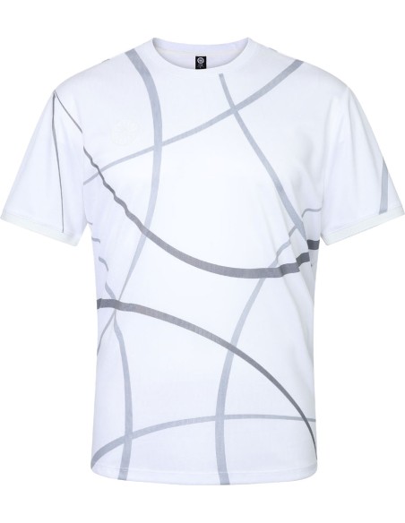 Indian Maharadja Men Pique Smash Tee Grey-Print