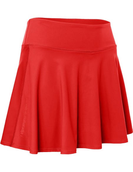 Indian Maharadja Women Flowing Skirt (Ruby Red)