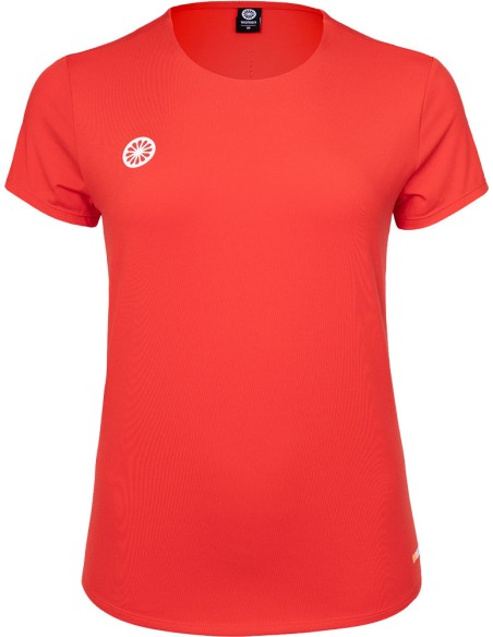Indian Maharadja Women Breeze Round Neck Tee (Ruby Red)