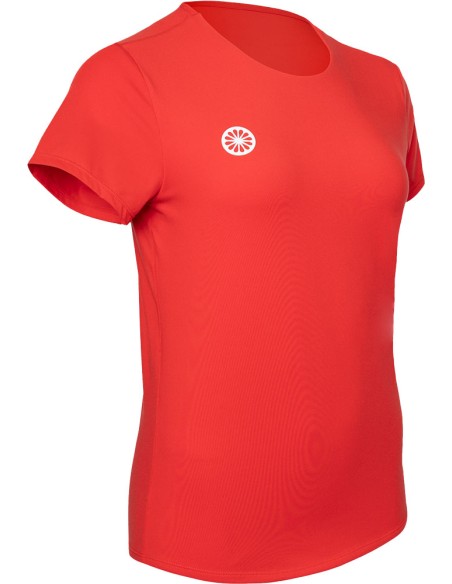 Indian Maharadja Women Breeze Round Neck Tee (Ruby Red)