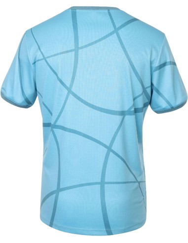 Indian Maharadja Men Pique Smash Tee Serene Blue Print