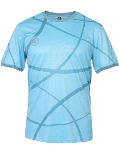 Indian Maharadja Men Pique Smash Tee Serene Blue Print