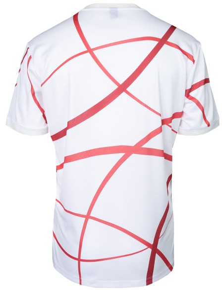 Indian Maharadja Men Pique Smash Tee Ruby Red Print