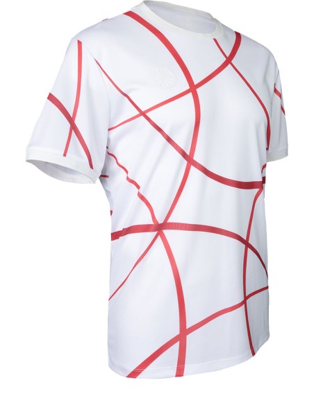 Indian Maharadja Men Pique Smash Tee Ruby Red Print