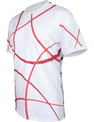 Indian Maharadja Men Pique Smash Tee Ruby Red Print
