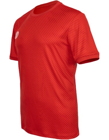 Indian Maharadja Men Pique Printed Tee Ruby Red