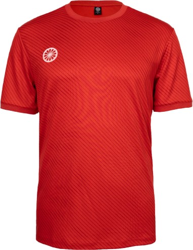 Indian Maharadja Men Pique Printed Tee Ruby Red