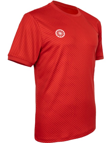 Indian Maharadja Men Pique Printed Tee Ruby Red