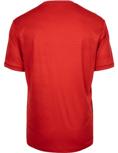 Indian Maharadja Men Pique Printed Tee Ruby Red