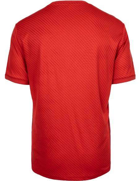 Indian Maharadja Men Pique Printed Tee Ruby Red