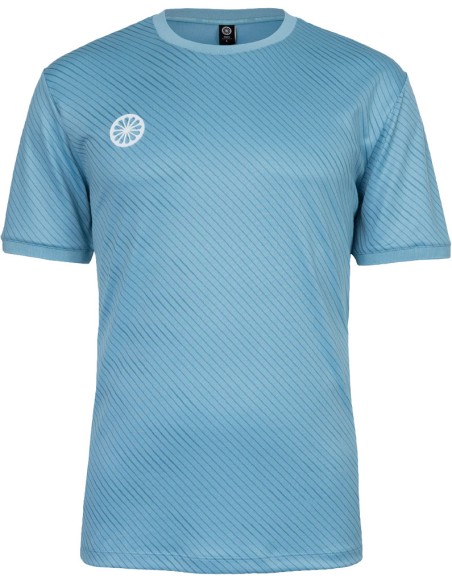 Indian Maharadja Men Pique Printed Tee Serene Blue