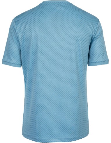 Indian Maharadja Men Pique Printed Tee Serene Blue