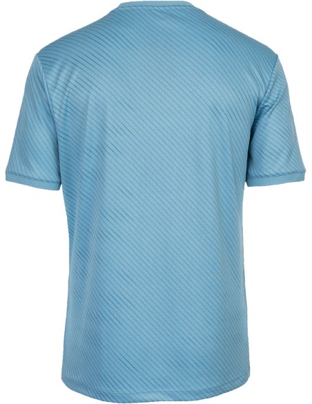 Indian Maharadja Men Pique Printed Tee Serene Blue