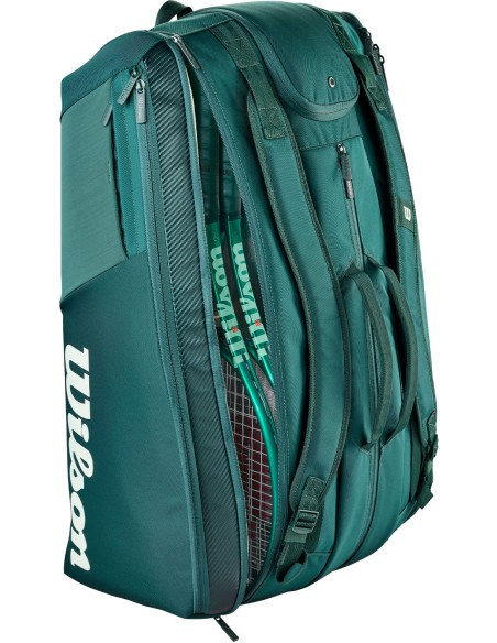 Wilson Blade V10 Racket Bag 15PK (Green)