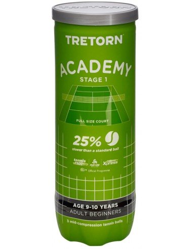 Tretorn Academy Stage 1 Groen 3 Pack