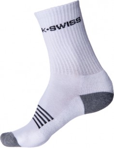 K-Swiss 3 pack Crew Socks White