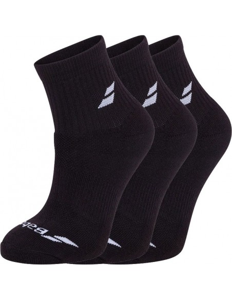 Babolat Quarter 3 Pair Pack Black