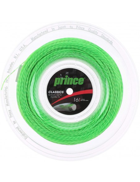 Prince Synthetic Gut Duraflex Lime Green Coil