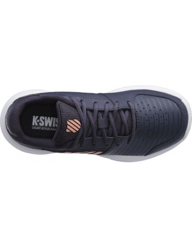 K-Swiss Court Express Omni Junior Graystone/Peach
