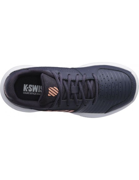 K-Swiss Court Express Omni Junior Graystone/Peach