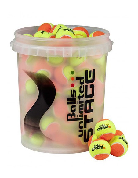 Balls Unlimited Stage 2 Orange /Yellow Bucket (60 stuks)