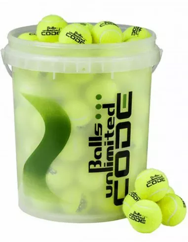Balls Unlimited Code Green Geel Bucket (60stuks)